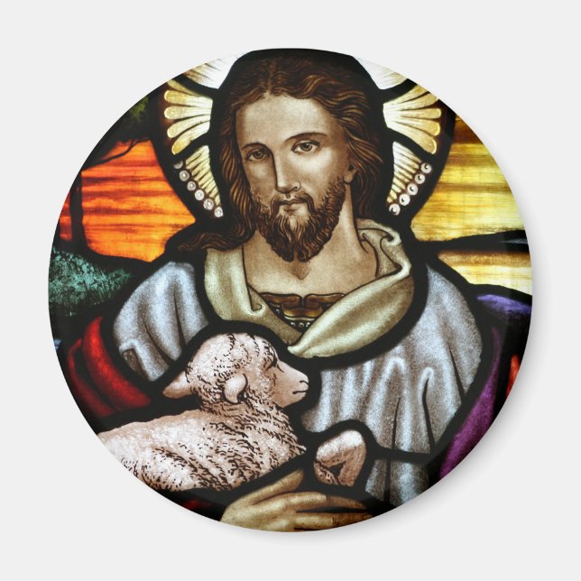 Aimant Jésus comme le bon portrait du berger (Devant)