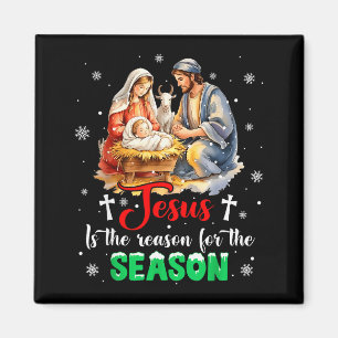 Aimant Jésus Est La Raison De La Saison De Noël Xmas 