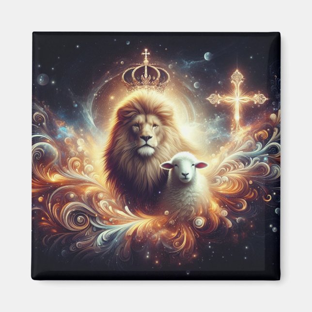 Aimant Jésus est le Lion et l'Agneau (Devant)