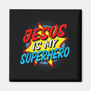 Aimant Jésus est mon super-héros 