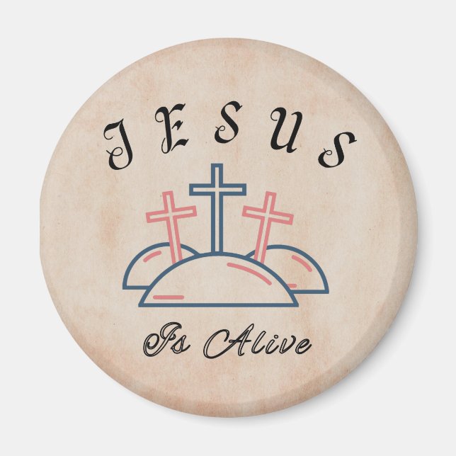 AIMANT JÉSUS EST VIVANT (Devant)