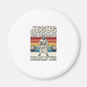 Aimant Jésus Le Levreur De Poids Ultime Design Vectoriel 