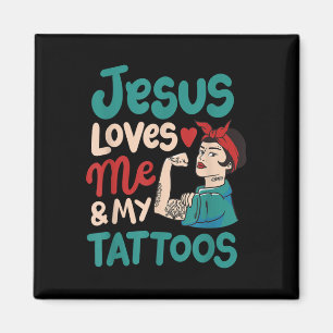 Aimant Jésus M'Aime Et Mes Tatouages