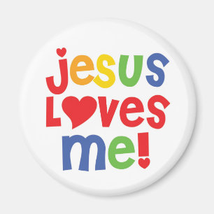Aimant jésus m'aime ! -magnets