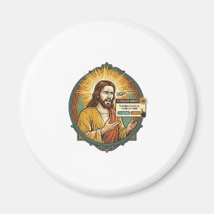 Aimant Jésus Mise à Jour Logcielle Ennuyeuse Pop Up Humou
