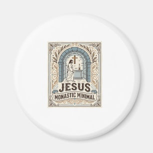 Aimant Jésus Monastique Minimal Jésus Monastique Minimal