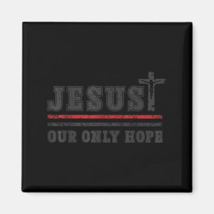 Aimant Jésus Notre Seul Espoir Vêtement Religieux Cadeau 