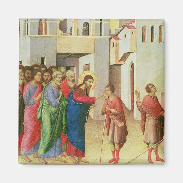 Aimant Jésus ouvre les yeux d'un homme né aveugle, 1311 (Devant)