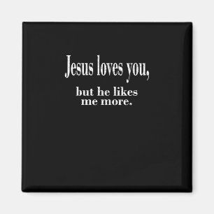 Aimant Jésus vous aime mais il m'aime davantage Foi ludiq
