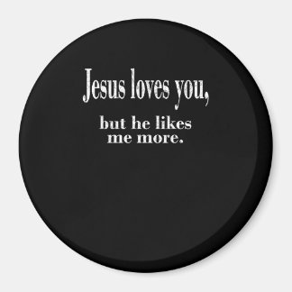 Aimant Jésus vous aime mais il m'aime plus Playful Faith