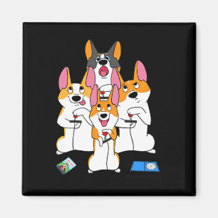 Aimant Jeu Corgi Vidéo Jeu Graphique Joueur Mème Jeu