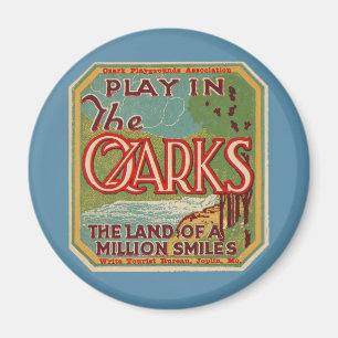 Aimant Jeu dans la terre d'OZARKS de million de sourires