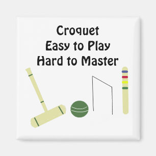 Aimant Jeu de Croquet à dire
