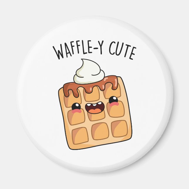 Aimant Jeu de gaufre amusant (Devant)