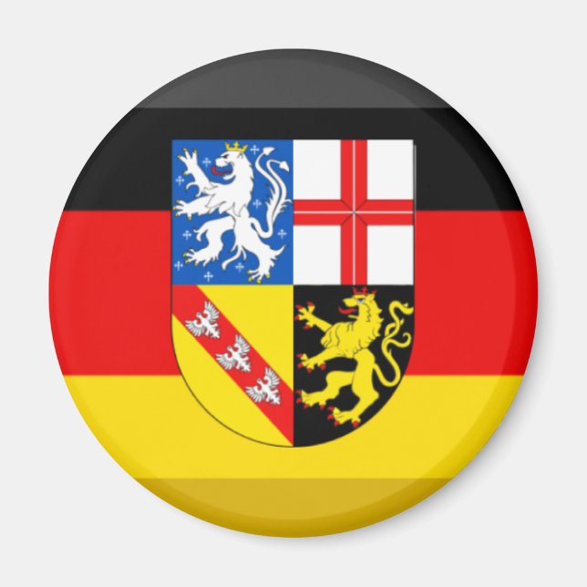 Aimant Jeu Drapeau Sarre (Devant)