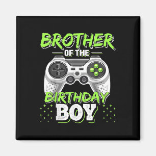 Aimant Jeu Vidéo Correspondant Anniversaire Frère De L'An