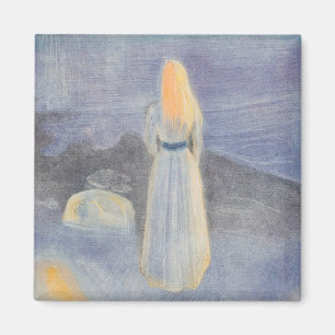 Aimant Jeune femme sur la plage (1896) par Edvard Munch