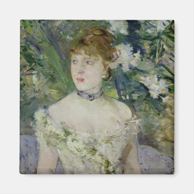 Aimant Jeune fille dans une robe de bal, 1879 (Devant)