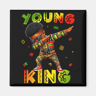 Aimant Jeune roi noir Mois de l'histoire des Noirs Enfant