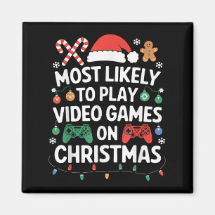 Aimant Jeux Vidéo Noël Manette de Jeu Garçons Enfants