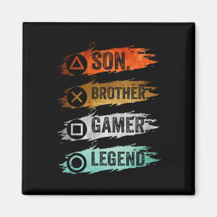 Aimant Jeux Vidéos Vintages Pour Garçons Brother S