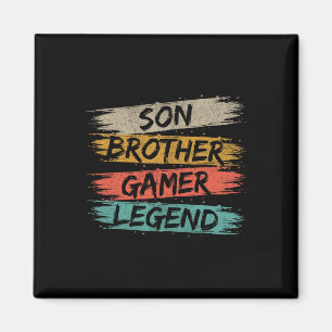 Aimant Jeux Vidéos Vintages Pour Garçons Brother S