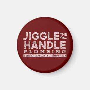 Aimant Jiggle la poignée de plomberie blanc Gfx