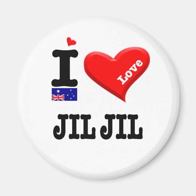 Aimant JIL JIL - I Love (Devant)