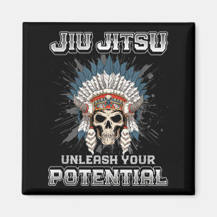 Aimant Jiu Jitsu Brésilien MMA et Grappling BJJ squelette