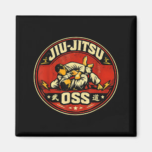 Aimant Jiu Jitsu OSS arts martiaux brésiliens sports de c