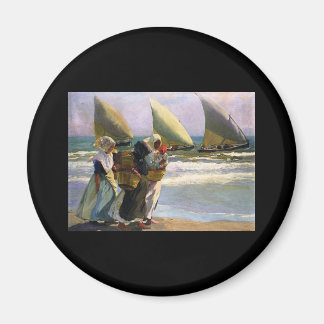 Aimant Joaquín Sorolla y Bastida Trois voiles