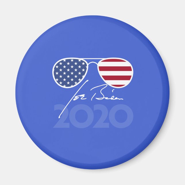 Aimant Joe Biden Aviators 2020 (Devant)