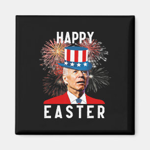Aimant Joe Biden Joyeuses Pâques Pour Drôle Du 4 Juillet