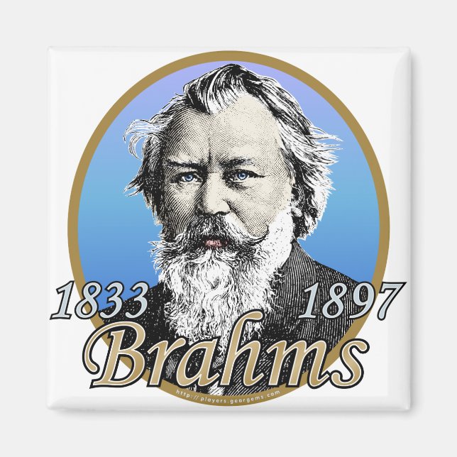 Aimant Johannes Brahms (Devant)