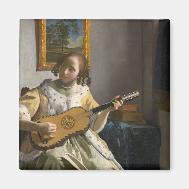 Aimant Johannes Vermeer - Guitare (Devant)