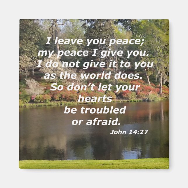 Aimant John 14:27 (Devant)