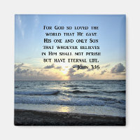 JOHN 3:16 PHOTO DE LA SCRIPTURE DES SKIES BLEUS