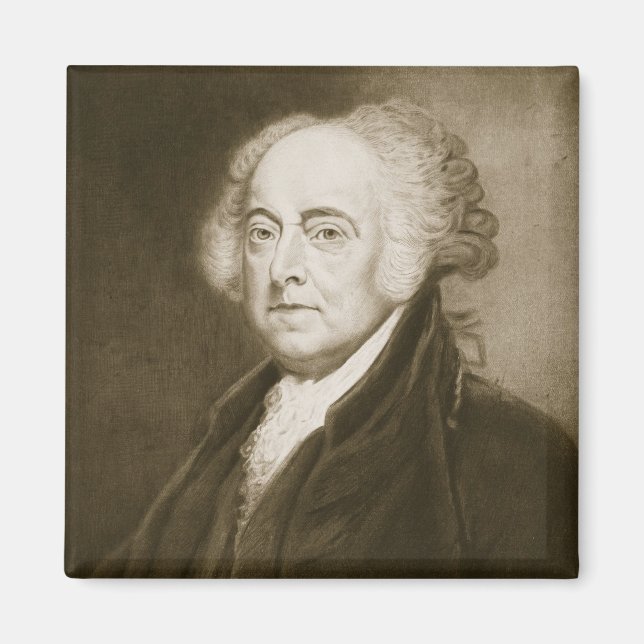 Aimant John Adams, 2e président des États-Unis (Devant)