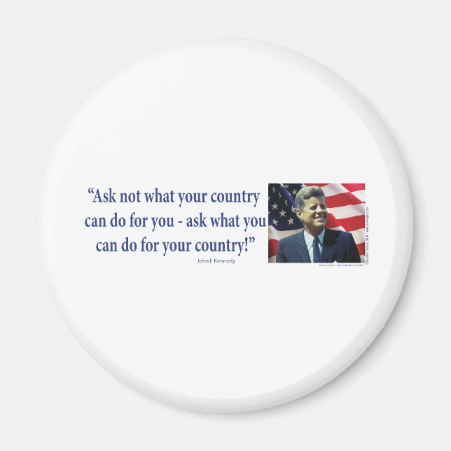 Aimant John F Kennedy (Devant)