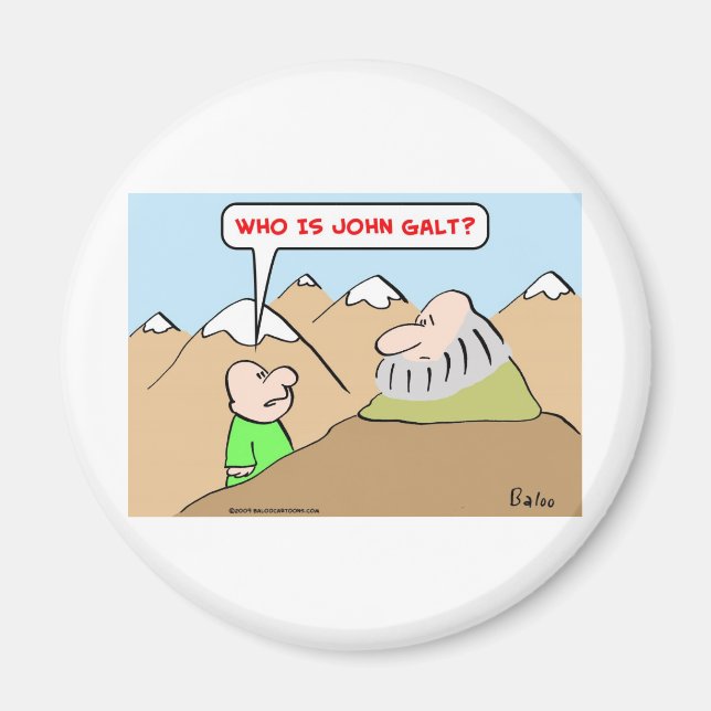 Aimant john galt ayn rand objectivism (Devant)