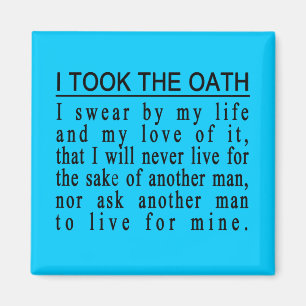Aimant John Galt Oath