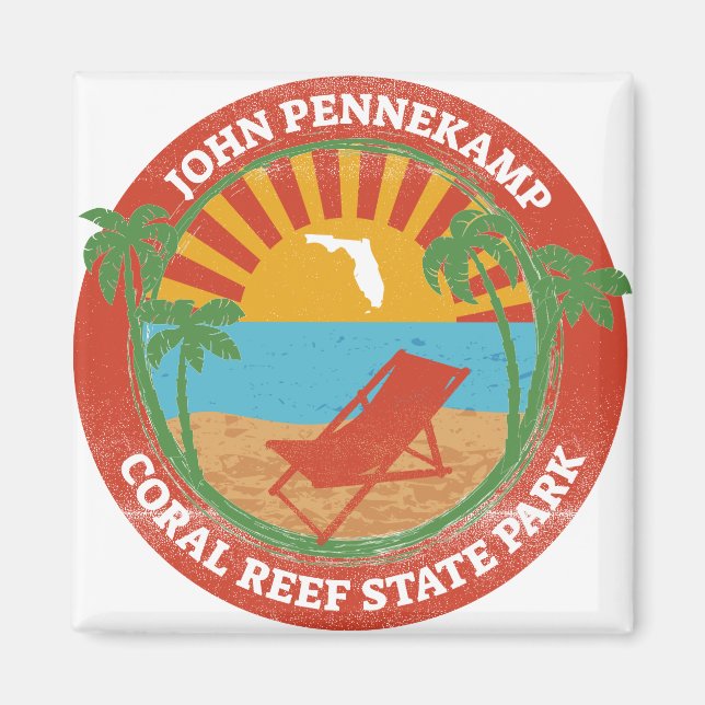 Aimant John Pennekamp Coral Reef State Park (Devant)