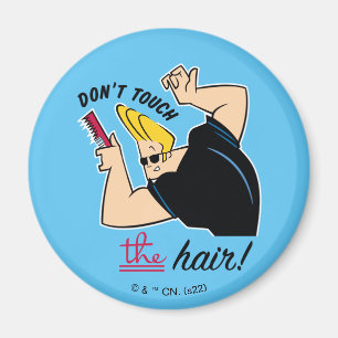Aimant Johnny Bravo Comb - Ne touchez pas les cheveux!