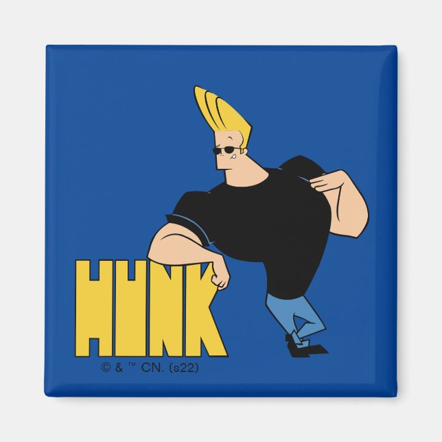 Aimant Johnny Bravo - Hunk (Devant)