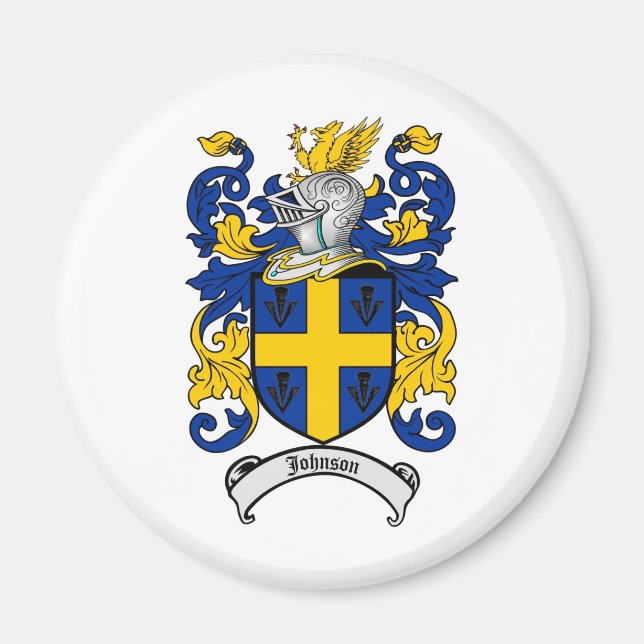 Aimant Johnson Family Crest - Armoiries (Devant)