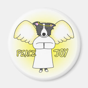 Aimant Joie border collie de paix