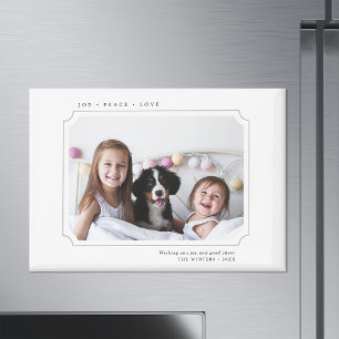 Aimant Joie minimaliste Paix Amour Noël Photo