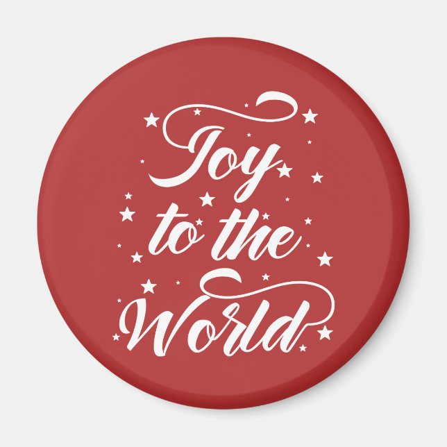 Aimant joie pour le monde Noël (Devant)