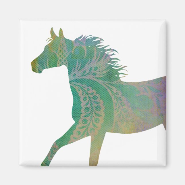 Aimant Joli Boho Horse (Devant)