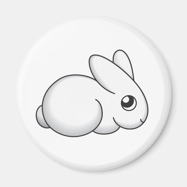 Aimant Joli Bunny Shy (Devant)